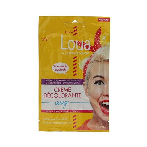 LOUA Crème décolorante visage sachet 2 x 10 ml