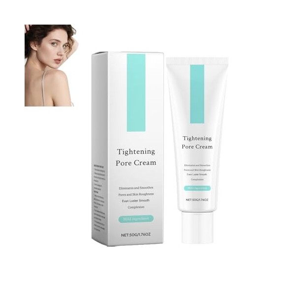 Crème affinante pour les pores, Soin minimisant les pores du visage, Crème visage rafraîchissante et hydratante pour peaux gr...