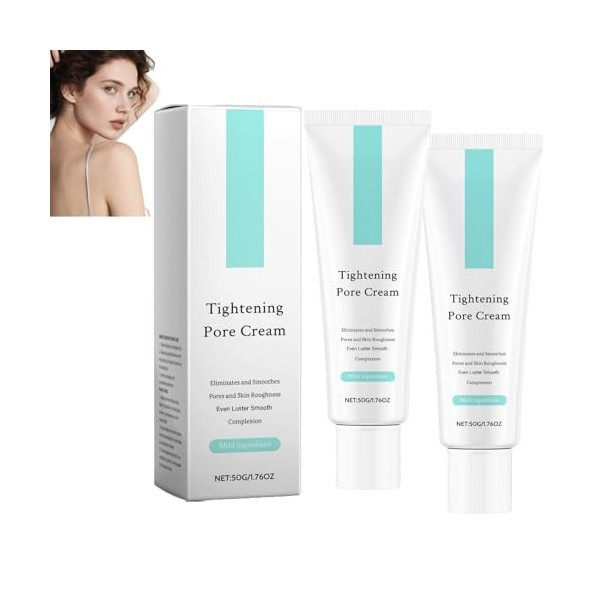 Crème affinante pour les pores, Soin minimisant les pores du visage, Crème visage rafraîchissante et hydratante pour peaux gr...