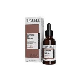 REVUELE Sérum Visage Caféine 5% – Soin Énergisant Anti-Fatigue, Réduit les Gonflements et Signes de Fatigue, Ravive l’Éclat d