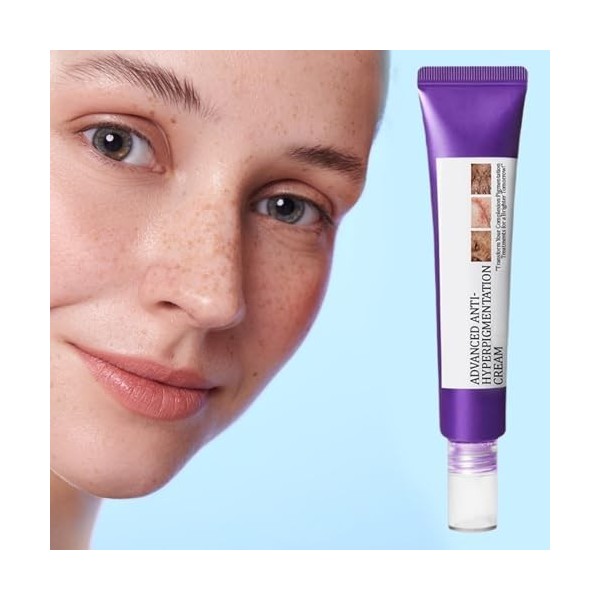 Crème Anti-Hyperpigmentation - Crème Faciale Naturelle 20g,Lotion Hydratante, Produit pour lAtténuation des Imperfections Cu
