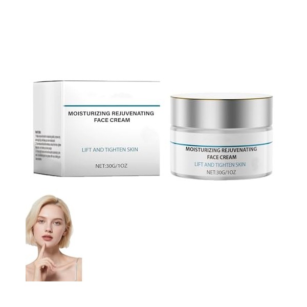 Crème liftante pour le visage pour raffermir et raffermir la peau,crème hydratante et rajeunissante pour le visage,hydrate en...