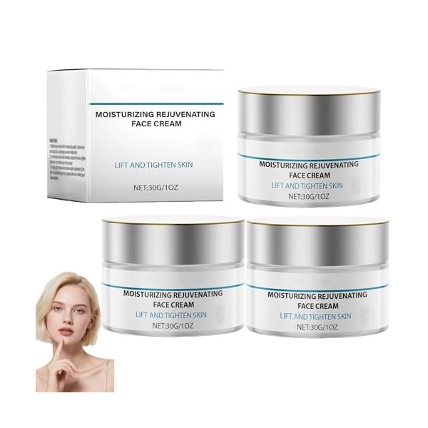 Crème liftante pour le visage pour raffermir et raffermir la peau,crème hydratante et rajeunissante pour le visage,hydrate en...