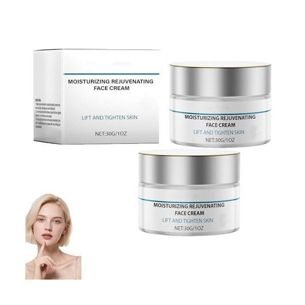 Crème liftante pour le visage pour raffermir et raffermir la peau,crème hydratante et rajeunissante pour le visage,hydrate en...