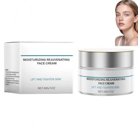 Crème visage hydratante et rajeunissante, crème raffermissante et liftante instantanée, nourrissante et hydratante, anti-âge ...