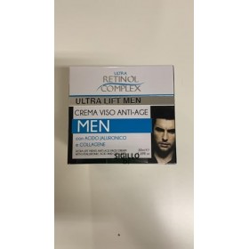 Retinol Komplex Crème visage anti-âge pour homme avec acide hyaluronique et collagène 50 ml