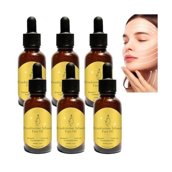 Huile de résine dencens pour le visage,huile infusée de résine dencens,huile de résine et huile de jojoba,sérum pressé hydr C...