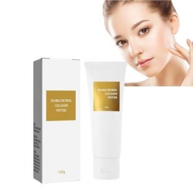 Sérum de traitement au peptide de collagène au double rétinol, crème faciale anti-âge, sérum raffermissant aux peptides, crèm