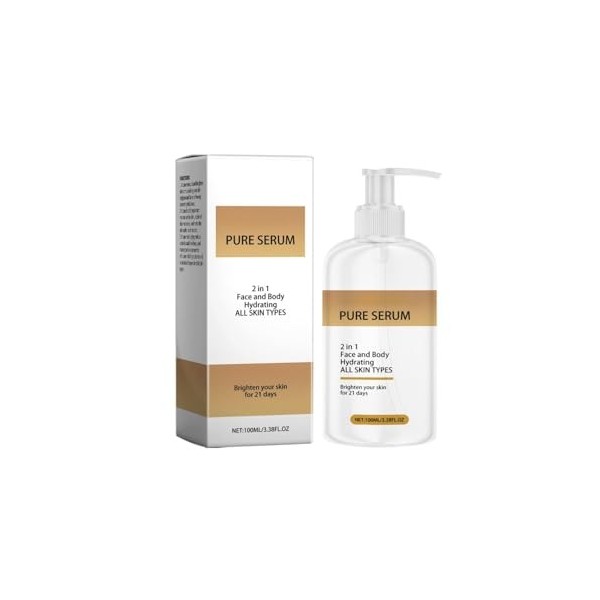 Whitening and brightening skin essence,deep moisturizing and revitalizing skin essence 100ml with niacinamide collagen
