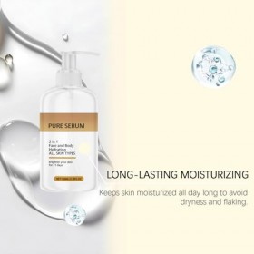Whitening and brightening skin essence,deep moisturizing and revitalizing skin essence 100ml with niacinamide collagen