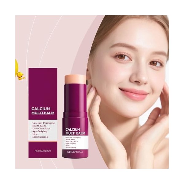 Calcium Multi Balm Volume Stick Collagène Coréen Hydratant Anti-Âge Raffermissant Soin de la Peau Pour Les Yeux Visage et Cou...