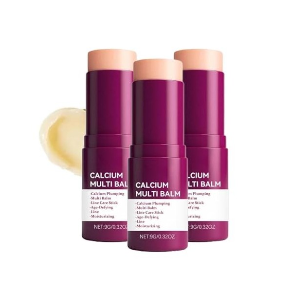 Calcium Multi Balm Volume Stick Collagène Coréen Hydratant Anti-Âge Raffermissant Soin de la Peau Pour Les Yeux Visage et Cou...