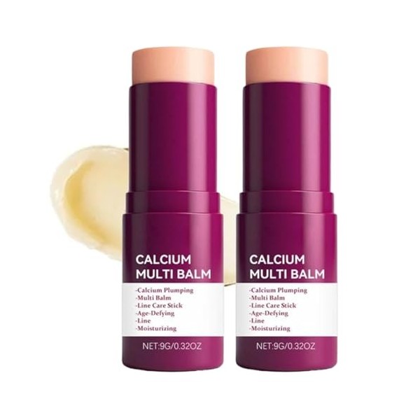 Calcium Multi Balm Volume Stick Collagène Coréen Hydratant Anti-Âge Raffermissant Soin de la Peau Pour Les Yeux Visage et Cou...