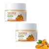 Crème Visage au Curcuma et à la Vitamine C,Crème au Anti Taches,Creme Hydratante Visage Anti-Âge,Cream Éclaircissante Pour Le...