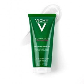 Vichy, Normaderm Phytosolution, Gel Purifiant Intense, Nettoie et Purifie les Peaux Grasses à Tendance Acnéique, Élimine Impe
