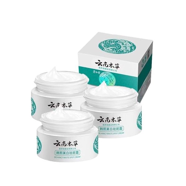 Lot de 2 crèmes japonaises Melasma - Crème démaquillante japonaise Herbal Freckle - Crème Hoshi Japon - Dr Hancy White Spot C...