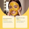 Crème Visage Au Curcuma et à la Vitamine C,Creme Anti Tache Visage,Creme Eclaircissante,Crème Hydratante Au Collagène Pour Le...