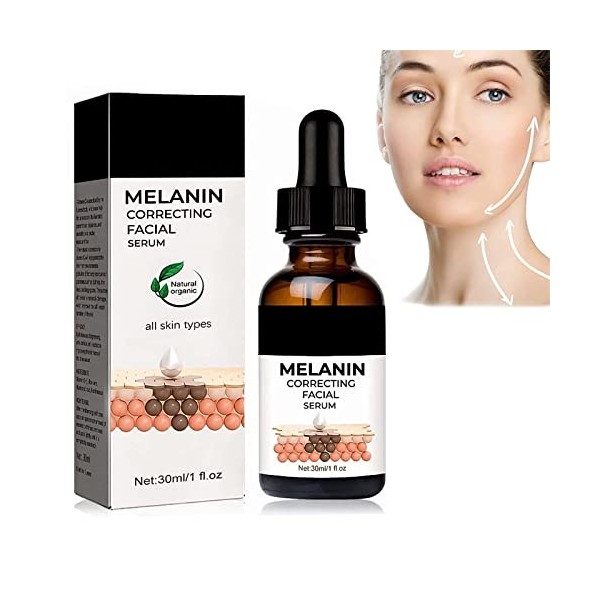 Melanin Correcting Facial Serum 30ml,2023 New Dark Spot Corrector Remover,Skin Care Moisturizing Repair Serum, Hyaluronic Aci...