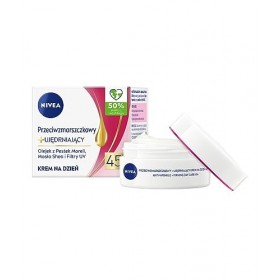 NIVEA Anti-rides + Crème de Jour raffermissante 45+, 50 ml
