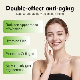 Bienengift Crème Visage Anti-Âge au Venin dAbeille, 2 x 40 ml – Soin Hydratant Visage et Cou à Effet Tenseur – Crème Anti-Ri ...