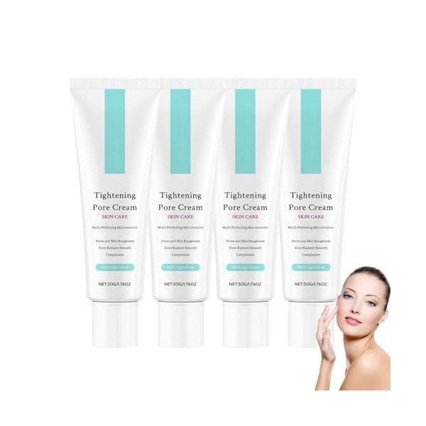 CrèMe Affinante Pour Les Pores Et Hydratante Visage - CrèMe Matifiante Pour Peaux Grasses, CrèMe RafraîChissante Et Hydratant...