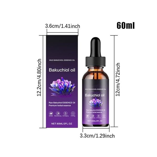 Huile Visage Femme, 60ml Huile De Soin Pour La Peau, Huiles Hydratante Pour Types De Peaux, Sérum Pour Visage Nourrit, Huiles