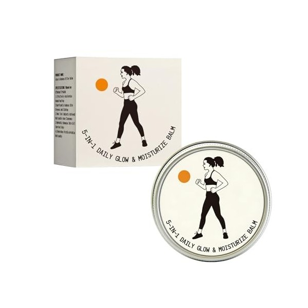 Baume Visage - Crème Équilibre Huileuse 50ml | Soin Nourrissant Visage,Pour Les Hommes, Adapté À Un Usage À La Maison, En Voy