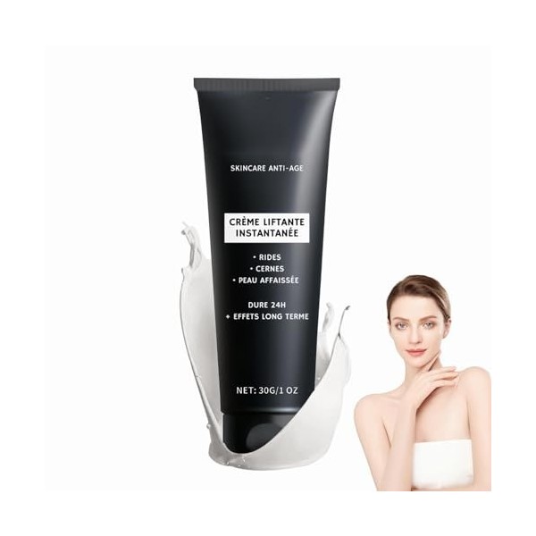Crème lifting instantanée pour le visage - Crème anti-rides - Hydratante pendant 24 heures - Anti-âge - Réduit les rides - Ce...