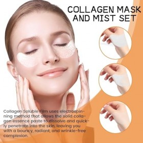 Korean Technology Film de collagène soluble, film de collagène de haute qualité et brumisateur Crème Jour et Nuit