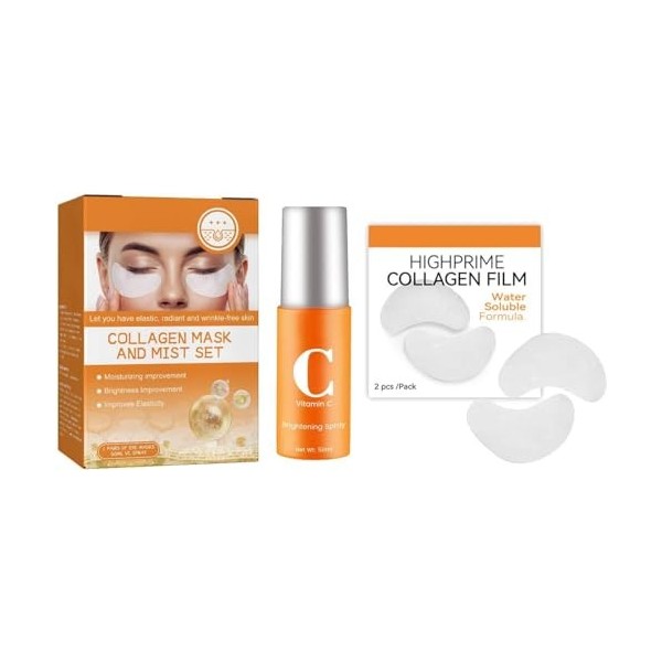 Korean Technology Film de collagène soluble, film de collagène de haute qualité et brumisateur Crème Jour et Nuit