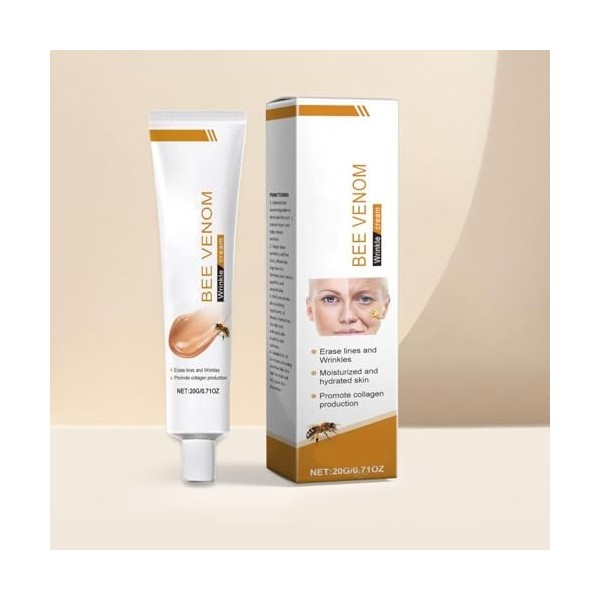 Nybhyjka Crème Au V-enin Dabeille 3 Pièces,Dabeille Bee Veno-m Wrinkl-e Removal Cream Crème Nourrissante Crème Hydratante P