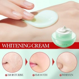 Crème Niacinamide Correction Éclat, 50 G Crème Hydratante Éclaircissante Niacinamide Lady Vegan Cream Crème Hydratante Anti-T