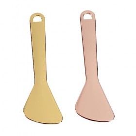 Beaupretty 2pièces Cuillères De Massage Pour Yeux or Et Rose Doré Accessoire De Beauté Pratique Pour Crème Contour Des Yeux E...