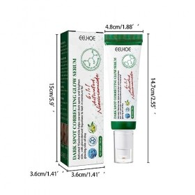 Allayu Femmes Visage Taches de rousseur sérum Imperfections dissolvant Dames Portable blanchissant hydratant hydratant élimin