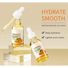 Sérum anti-oxydation au curcuma, Sérum visage anti-oxydation au curcuma, Sérum correcteur de taches brunes au curcuma, huile ...