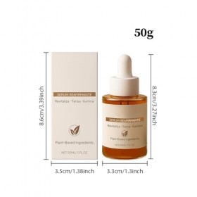 Huile pour la peau pour le visage - Hydratante et éclaircissante pour hommes et femmes - 30 ml - Légère - Absorption rapide -