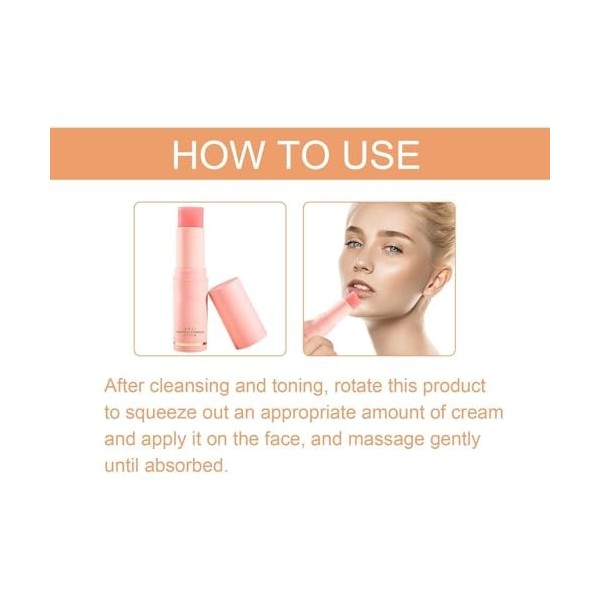 Baume multi-effets anti-âge coréen,Baume Hydratant Anti-rides,Stick hydratant boosteur de collagène,baume multi-effets anti-r...