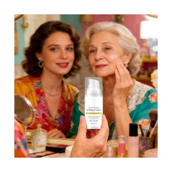 Crème Raffermissante Visage,30g Hydratante Lissante Non Grasse - Crème Liftante pour Peau Relâchée Femme | Pour Beauté Pré-Ma