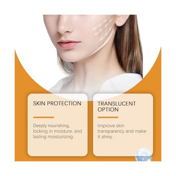 Gel-crème visage à la vitamine C, crème visage éclaircissante, hydratant anti-âge pour femmes, hydrate et lisse les ridules, ...