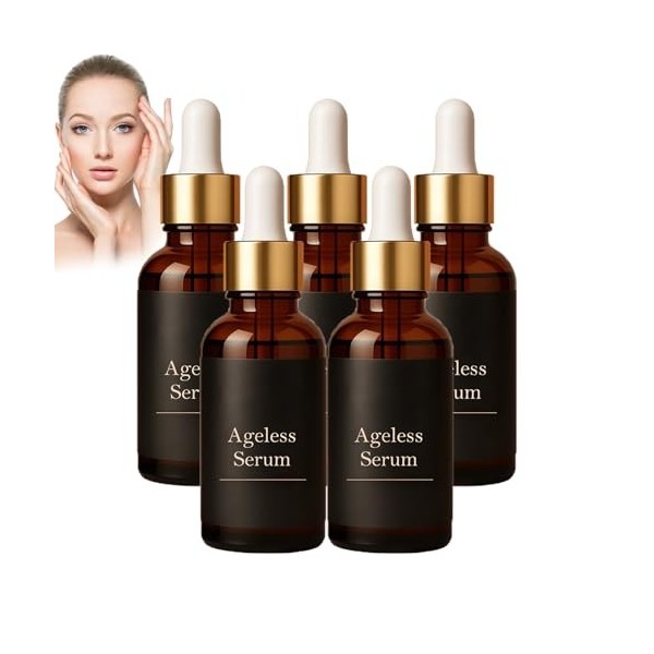 SéRum Anti-Rides Ageless, SéRum Visage Au RéTinol Pour Lisser Et Raffermir La Peau, Essence Hydratante Pour Tous Types De Pea...