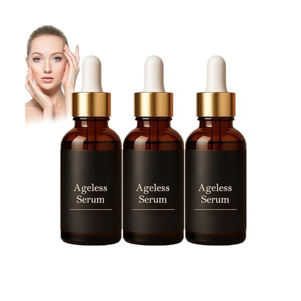 SéRum Anti-Rides Ageless, SéRum Visage Au RéTinol Pour Lisser Et Raffermir La Peau, Essence Hydratante Pour Tous Types De Pea...