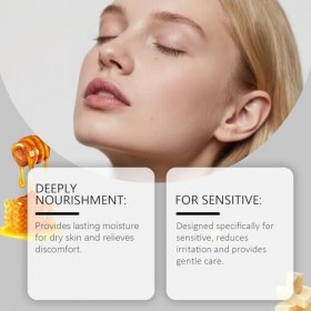 Crème hydratante pour le corps au suif de bœuf, hydratante pour le visage et le corps pour hydrater et nourrir, rehausser la ...