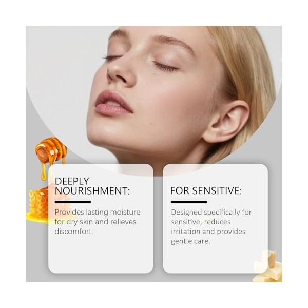 Crème hydratante pour le corps au suif de bœuf, hydratante pour le visage et le corps pour hydrater et nourrir, rehausser la ...