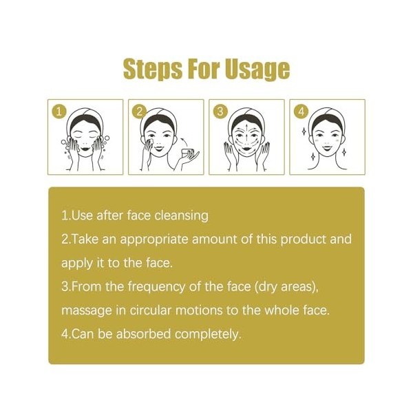 Arbutine - Peau éclaircissante, hydratante et raffermissante pour taches de rousseur sur le visage, mélasma, taches foncées K