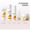Turmeric Skincare Set, Turmeric Anti Oxidation Face Serum,Turmeric Dark Spot Corrector Serum for Reduces Fine Lines and Dark ...