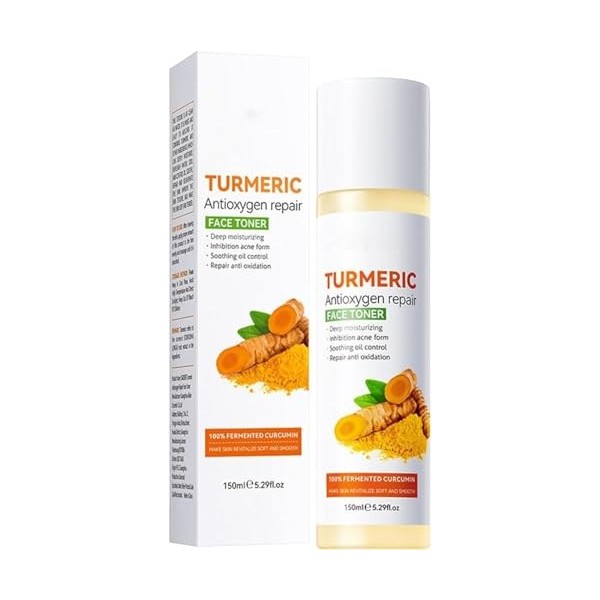 Turmeric Skincare Set, Turmeric Anti Oxidation Face Serum,Turmeric Dark Spot Corrector Serum for Reduces Fine Lines and Dark ...