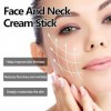 Crème visage et cou en stick curcuma et vitamine C, baume hydratant et éclaircissant pour raffermir et lifter la peau pour un...