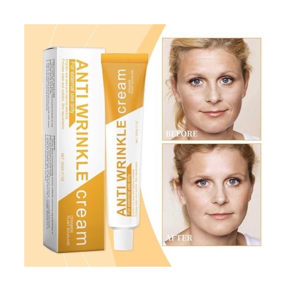 Hkr240 Onguent hydratant pour le visage, les rides, le vieillissement, hydratant et nourrissant pour le visage Hkr240 orange