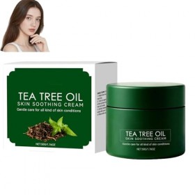 Crème hydratante à larbre à thé, crème apaisante à lhuile darbre à thé, peau sèche, craquelée et gercée, peau sèche nourri Cr...