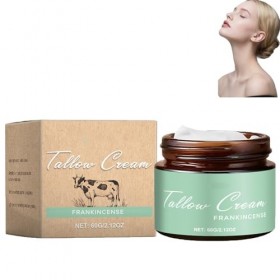 Baume de suif de bœuf à la crème d’encens, hydratant et apaisant pour le visage et le corps, nourrissant et réparateur en pro...